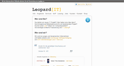 Desktop Screenshot of leopard.at