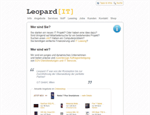 Tablet Screenshot of leopard.at